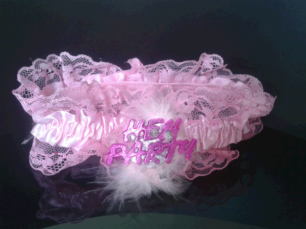 Hen Party Garter with Flashing Lights