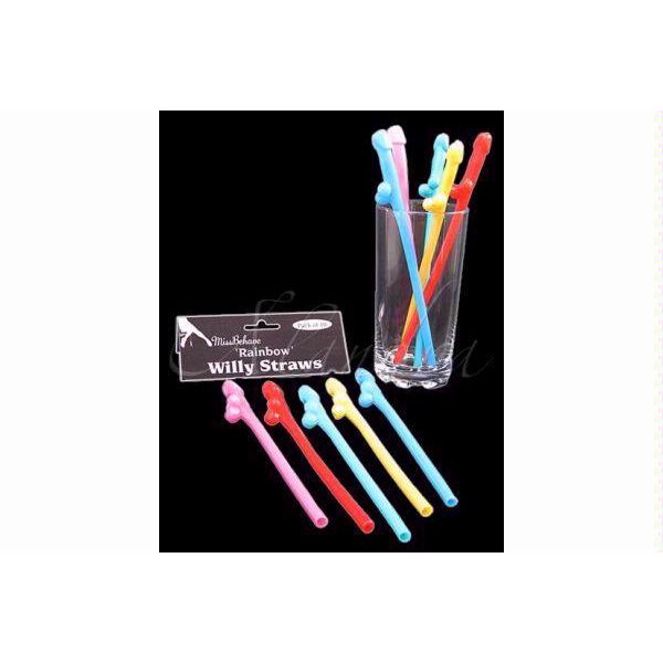 Pack of 10 Willy Straws