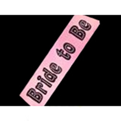 Pink Hen Night Bride to Be Sash