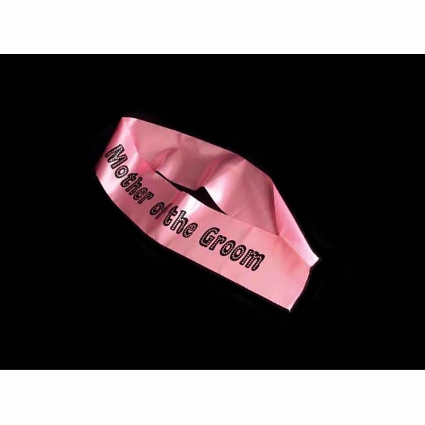 Pink Hen Night Sash for Mother of the Groom