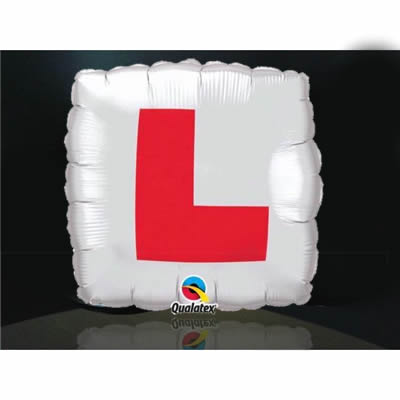 L-plate Design Foil Balloon