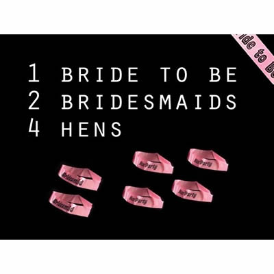 Hen Party Sash Bundle