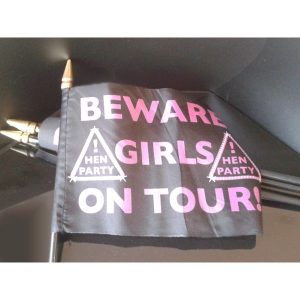 Hen Night Hand Flags