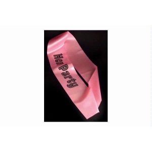 Pink Hen Do Sash